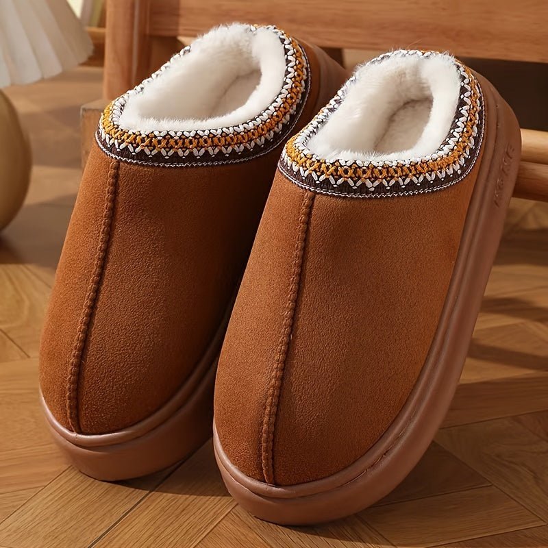 Vera Cozy Luxe Fleece Slippers - VeralunaVeralunaKahverengi34Vera Cozy Luxe Fleece Slippers