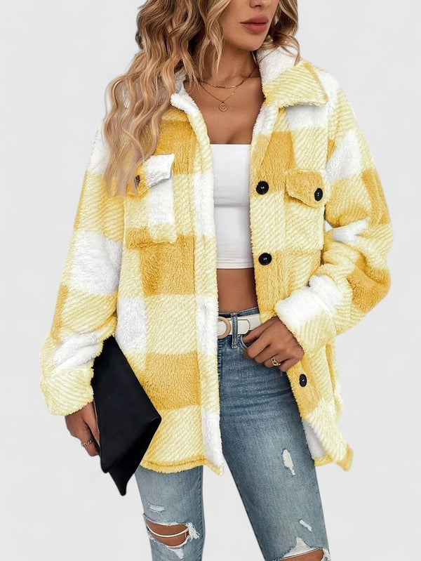 Vera Fuzzy Coat - VeralunaVeralunaGriSVera Fuzzy Coat