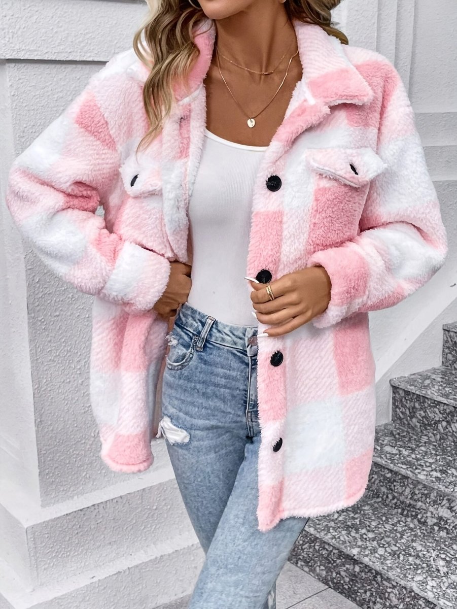 Vera Fuzzy Coat - VeralunaVeralunaGriSVera Fuzzy Coat