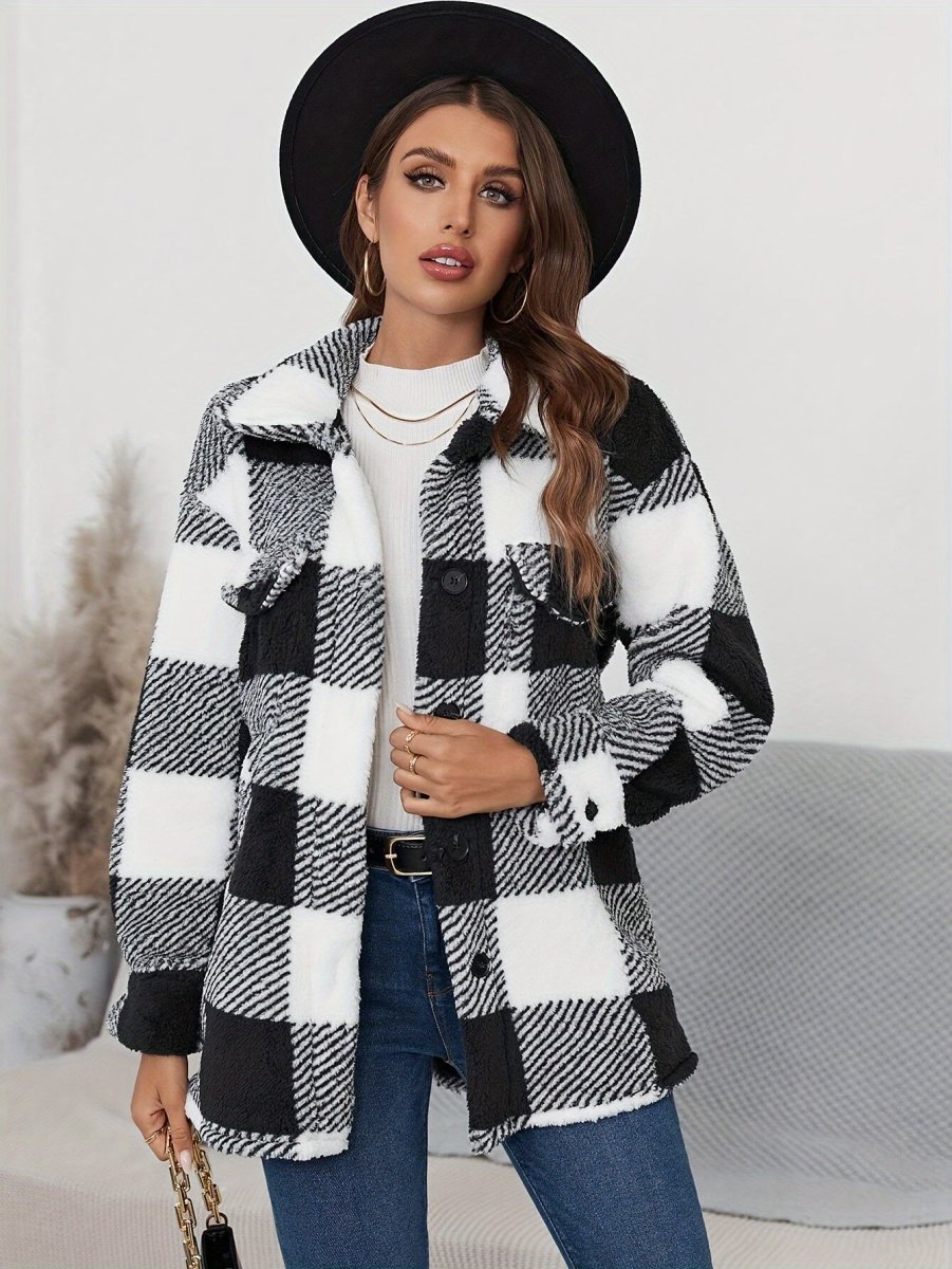 Vera Fuzzy Coat - VeralunaVeralunaPembeSVera Fuzzy Coat